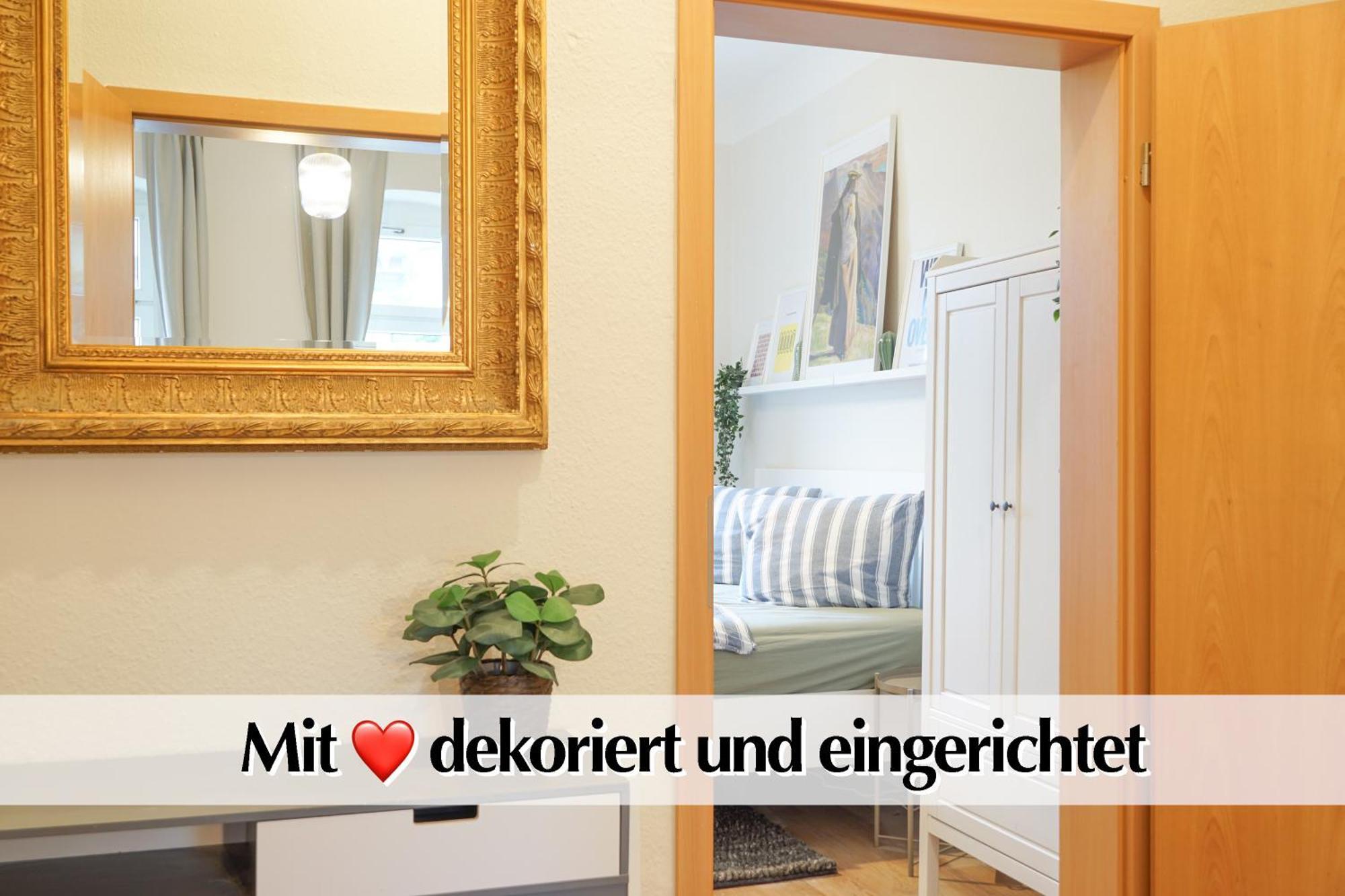 Grossraum-Apartments Mit 2Sz, Wz, Kueche, Smart-Tv, Parken, Etc Erfurt Esterno foto